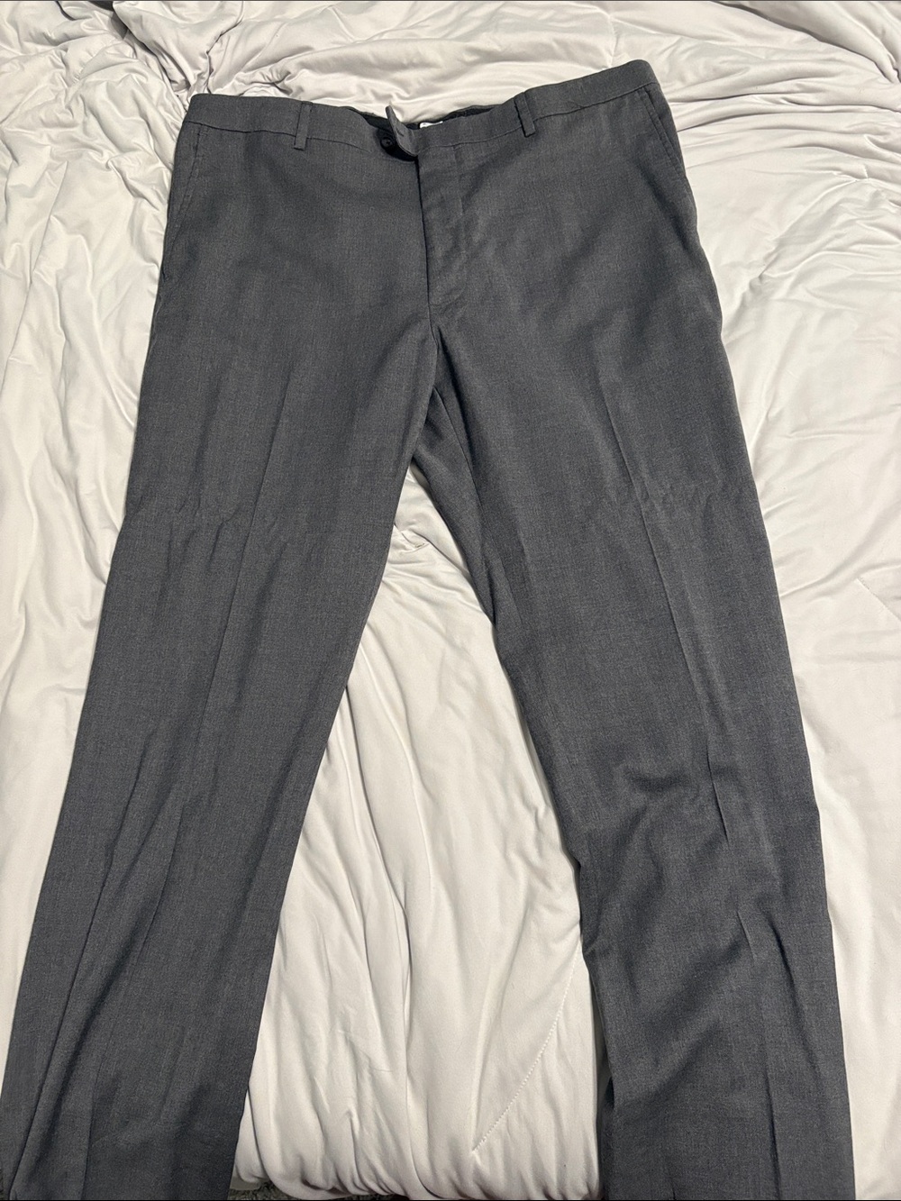 Kenneth Cole Men's Gray Dress Pants